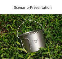 Tiartisan Olla De Camping De 900ml Plegable Y Ultraligera Con Manija Y Tapa Para Excursionismo Y Viajes Al Aire Libre - details 8