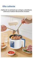 Cocina Eléctrica Doble Capa 220V Con Functions De Arroz a La Estiba Verduras Y Sopa Inteligente Antiadherente Para El Hogar Con Enchufe EU - details 5
