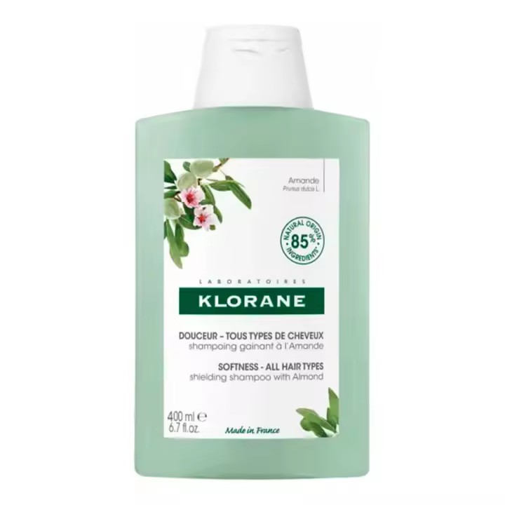 Klorane Champú Almendras 400 Ml - Hidratación Profunda y Movimiento Natural - 1