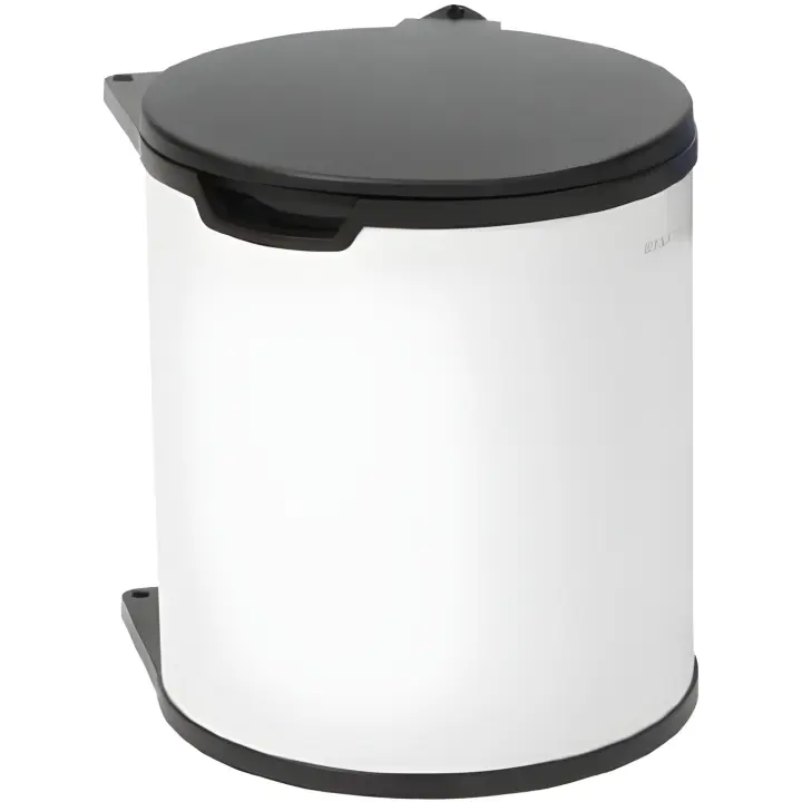 Brabantia Cubo de Basura Integrado, Stainless Steel, White, 0 cm - 1