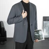 Nueva Chaqueta Elegante Para Hombre En Primavera Y Otoño Traje De Lujo Para Hombres Cierre Frontal De Una Sola Fila Largo Regular Ropa De Vestir - details 2