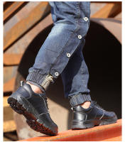 Zapatos De Seguridad Para Hombre Zapatillas De Punta De Acero Ligera Botas Impermeables Protección Industrial Para Los Pies Envío Gratis - details 14