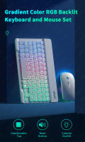 Teclado Inalámbrico Bluetooth Para Tableta Android iOS Windows Con Iluminación RGB Teclado Ratón Compatible Con iPad Y Teléfono - details 0
