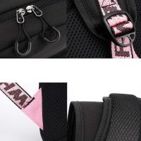 Mochila estampada con carga USB, multifuncional, estilo abanico, escolar、Shouler, bolsa de mensajero, mochila de carga USB de moda, Negro 5L, Mochila - details 2