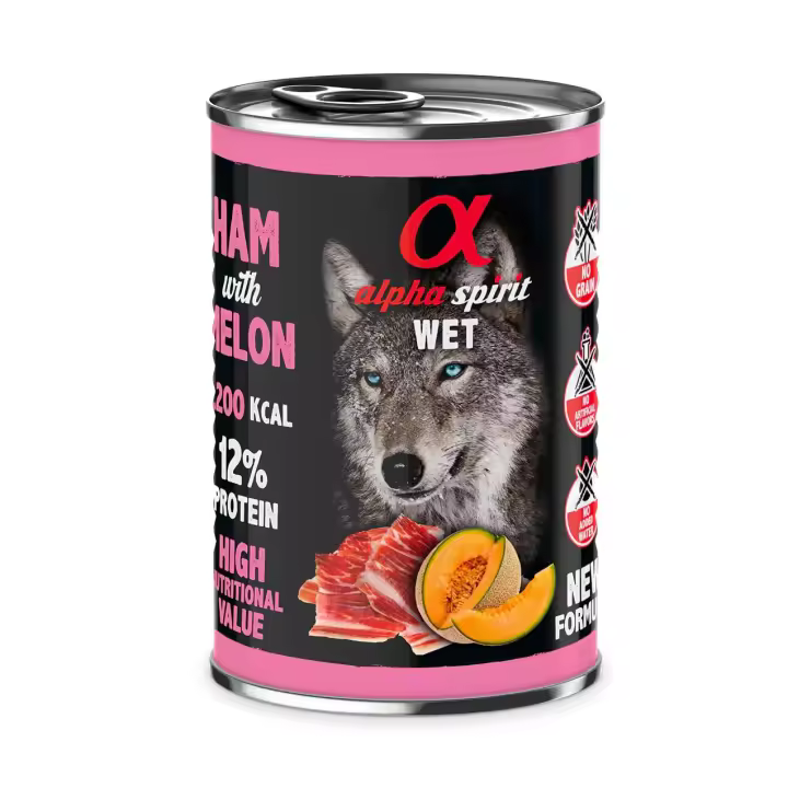 Alpha Spirit, Alimento Húmedo Completo para Perros 6x400gr - Sabores Variados - Alta Calidad - 1