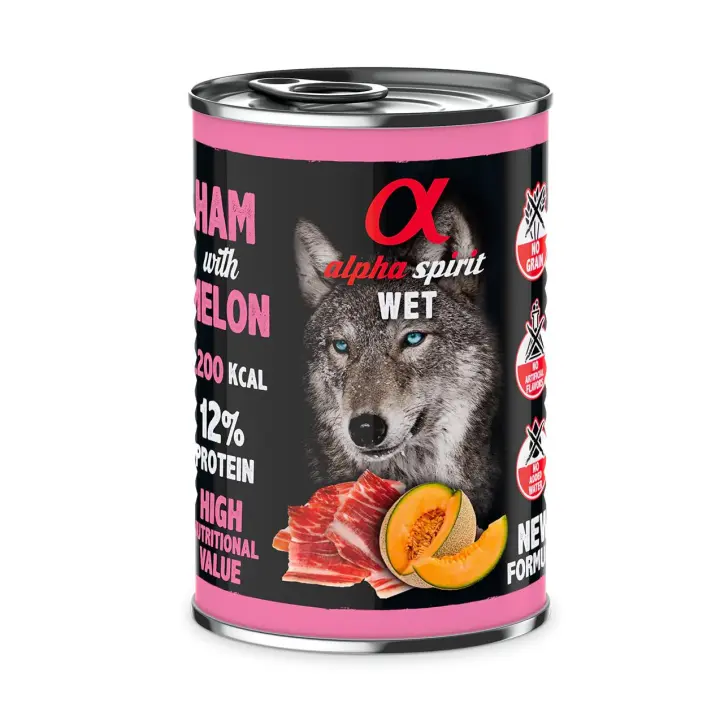 Alpha Spirit, Alimento Húmedo Completo para Perros 6x400gr - Sabores Variados - Alta Calidad - 1
