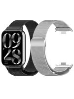 Correa De Acero Inoxidable Para Redmi Watch 4 Y Xiaomi Mi Band 8 pro Milanés Con Cierre Magnético Pulsera Compatible Con Mi Band 7 6 5 4 3 2 1 - details 0