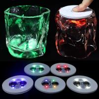 200PCS Luz LED Para Coasters Pegatinas Brillantes Para Botellas De Vino Decoración Para Bar Y Fiestas Novedades Iluminación Incluye Batería - details 6
