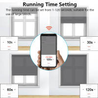 LoraTap Tuya Smart Life Motor De Cinturón WiFi Control Remoto Luz De Fondo Control Por Voz Google Assistant Alexa Para Cortinas Automáticas - details 4