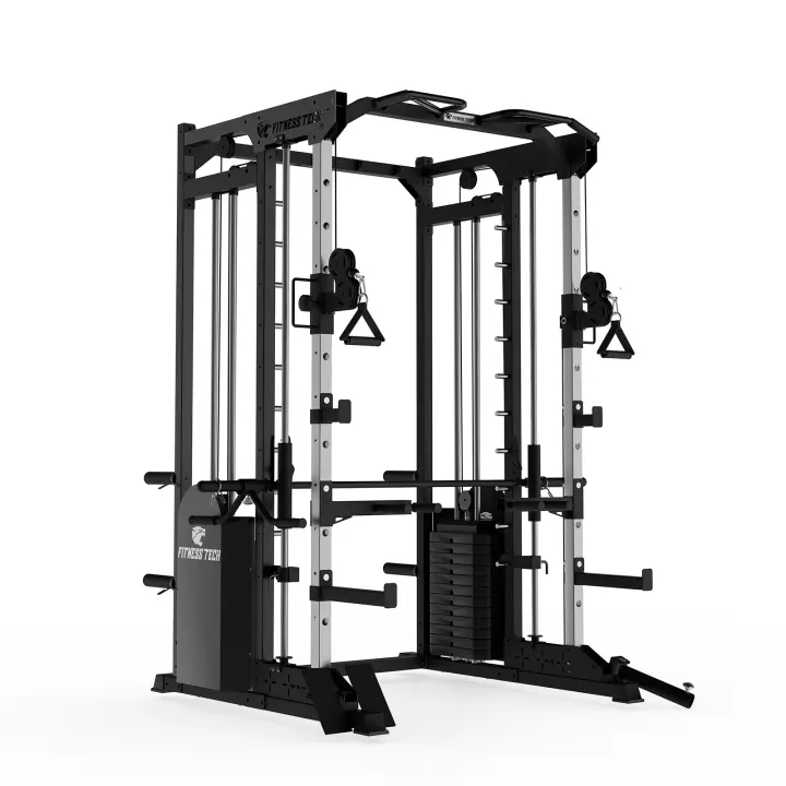 Fitness Tech Maquina  Smith Machine S8000 I Máquina de Musculación Multifunción Máquinas y equipos de ejercicio - 1