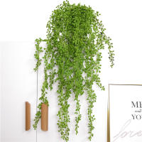 Vine Artificial De Plástico Hojas Verdes Rama De Rotan Para Decoración De Jardín Y Hogar Vines Colgantes Para Exterior - details 3