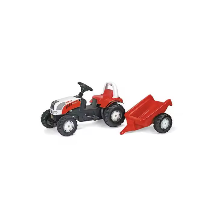 Rolly Toys Steyr 6190 CVT con Remolque para Niños - Ideal para Jugar Afuera - 1
