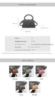 Nueva Mini Bolso De Mano Para Mujer 2025 Color Sólido Estilo Moda Popular Bolso Cruzado Pequeño Para Todas Las Estaciones Material PU - details 0