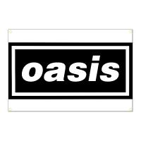 Bandera De Oasis Para Decoración De Pared Exterior Personalizable Advertencia Hogar Y Jardín Material Poliéster Estilo Colgante - details 2