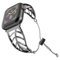 Correa De Acero Inoxidable Compatible Con Apple Watch Para Mujeres Estilo Metalico Versátil Para Modelos De 38mm 40mm 41mm 42mm 44mm 45mm - details 6