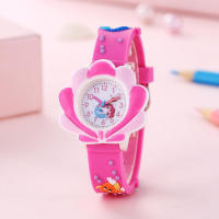 Reloj De Mariposa 3D Cartoon Con Diseño Colorido Para Niñas Regalo De Navidad Pulsera De Reloj De Manivela Quartos Resistente Al Agua - details 3