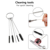 Pistola De Aerógrafo Para Uñas Con Copos Y Kit De Limpieza Repuesto Para Pintura De Uñas Herramienta De Belleza Multifuncional Metal - details 5