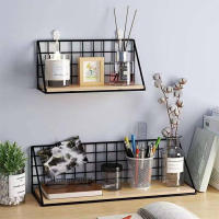 Estantes Creativos De Pared Colgantes Para Dormitorio Cestas De Almacenamiento De Hierro Organizador Para Artículos Domésticos - details 7