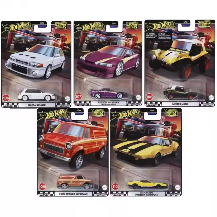 Hot Wheels Premium Boulevard pack de 5 coches - GJT68-979Y - 1