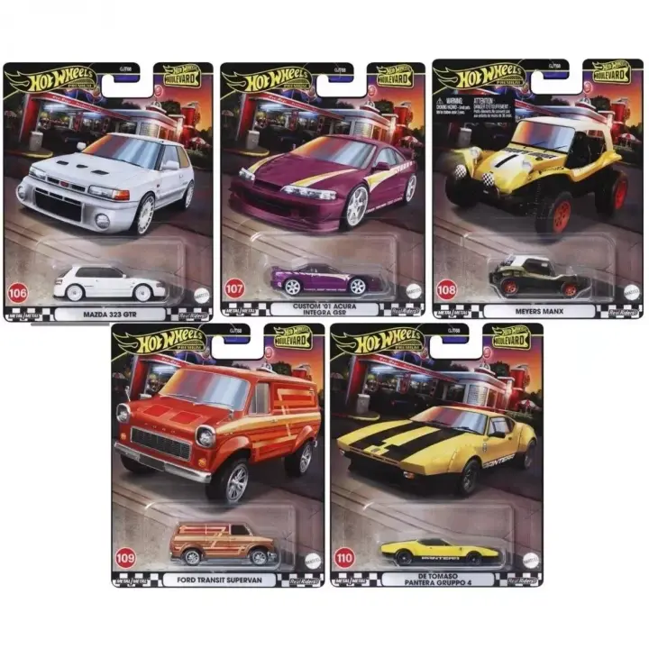 Hot Wheels Premium Boulevard pack de 5 coches - GJT68-979Y - 1