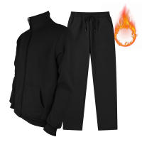 Traje De Deporte Casual Para Hombre Con Manga Larga Conjunto De Sudadera Y Pantalón 2 Piezas Para Correr Y Actividades Al Aire Libre Material De Poliéster Y Fleece - details 9