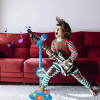 Micrófono Musical Con Altavoz Y Instrumentos Musicales Juguete Educativo De Entrenamiento Cerebral Regalo De Cumpleaños Para Niñas Y Niños - details 9