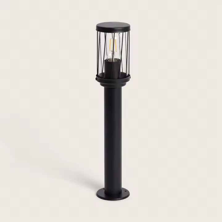 Ledkia Baliza Superficie Pie 50cm Aluminio Hovd Negro - 1