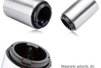 Abrepuertas Automático De Acero Inoxidable Con Magnetismo Para Botellas De Cerveza Y Vino Abrebotellas De Cocina Suministros De Barra - details 5