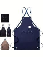Aguayos De Algodón Para Hombres Y Mujeres Con Bolsillos Duraderos Y Resistente Al Agua Para Cocina Trabajo BBQ Chef - details 0