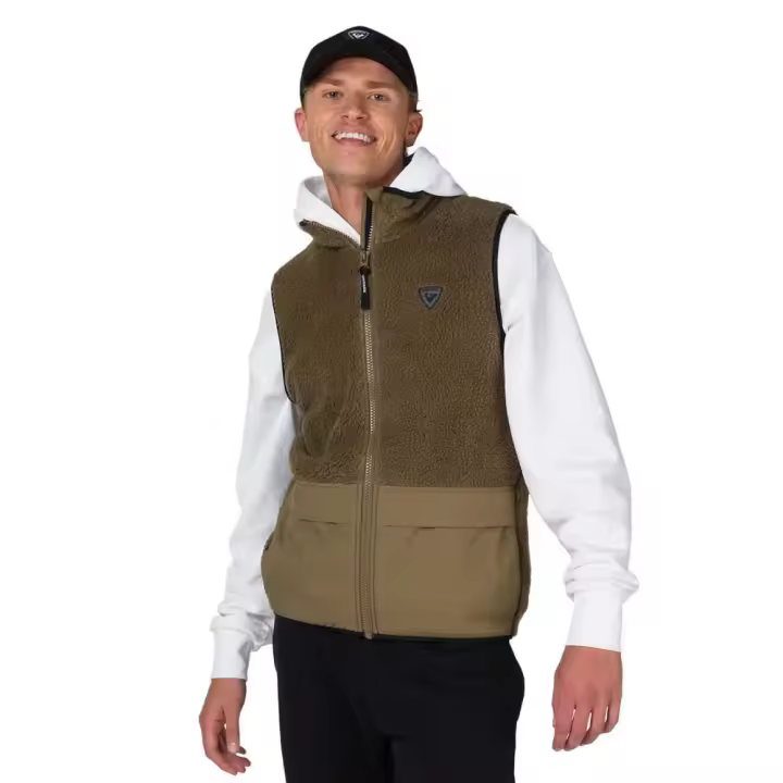 Ropa hombre Chalecos Rossignol Chaleco Fleece Marrón - 1
