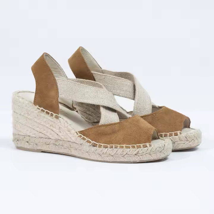 Alpargatas Bri-yute Cara Muscade para Mujer en Cuero - 1