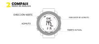 Reloj Deportivo Para Hombre North Edge Resistente Al Agua 50M LED Digital Con Compas Altímetro Barometro Medidor De Temperatura Y Presión - details 8