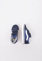 Vans OLD SKOOL V Zapatilla Deportiva Velcro Bebé - niño (hasta la talla 30) Azul - details 5