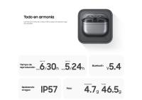 Samsung Galaxy Buds3 SM-R530 Auriculares inalámbricos, Bluetooth v5.4, IP57, cancelación de Ruido adaptativa, Audio 360, Sonido Hi-Fi - details 8