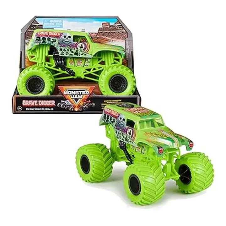 Monster Jam Monster Truck Grave Digger Oficial Escala 1:24 6069137 - 1
