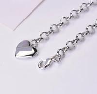 Pulsera de plata 925 para mujer, brazalete con dije de amor con letras del alfabeto J, accesorios de joyería de compromiso para bodas con temperamento - details 1