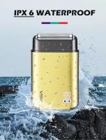 VGR Afeitadora Profesional Para Hombres Cuchilla De Acero Inoxidable Afeitadora Eléctrica Impermeable Con LED Y Carga Rápida V-359 - details 4