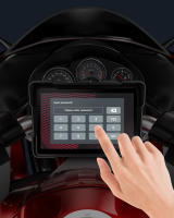 GPS De Motocicleta Portátil JIUYIN IPX7 Pantalla De Navegación Impermeable De 7 Pulgadas Con Wireless Apple Carplay Y Android Auto Display Dual BT - details 6