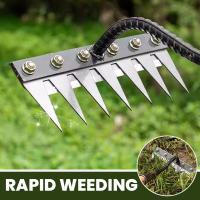 Pala De Jardín De Hierro Para Rascar Y Desenredar La Tierra Herramienta Agrícola Para Arado Y Riego Tamaño 5/6/7/8 Dientes - details 5