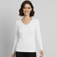 Camiseta Térmica Mujer Manga Larga | Interior de Invierno Suave y Cálido | Ropa Interior Térmica Transpirable y Ajustada - details 0