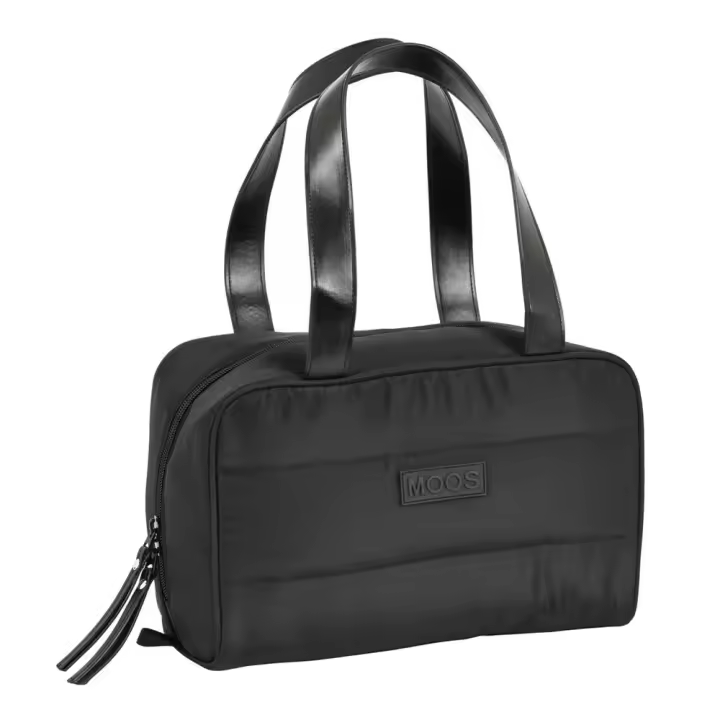 Neceser Rectangular Moos Capsula Acolchado "Negro" 31X14X19Cm (Safta 842286720) - 1