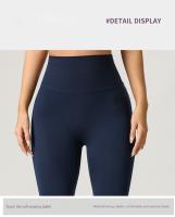 Shorts De Yoga High Waisted Butt Lifting Leggings De Color Puro Para Mujer Pantalones De Ciclismo Para Gimnasio Y Pilates Entrenamiento Cinco Pantalones - details 11