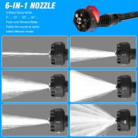 200Bar 3500W Brushless Electric High Pressure Washer 6-in-1 Car Washing Garden Water Gun for Makita 18V Battery Spray Gun - details 9