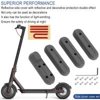 Cubierta De Rueda Reflectante Para Seguridad De Scooter Eléctrico Xiaomi pro 1S M365 Protector De Capa De Hepa Partes De Eje Delantera Y Trasera - details 1