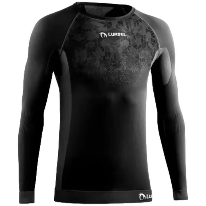 Camiseta de Manga Larga Lurbel Win para unisex en color negro - 1