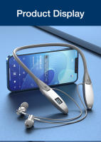 Auriculares Inalámbricos EARDECO Bluetooth 5.3 Con Cuello Estilo Deportivo Impermeables TWS Micrófono Recargable Para Videojuegos Y Música - details 14