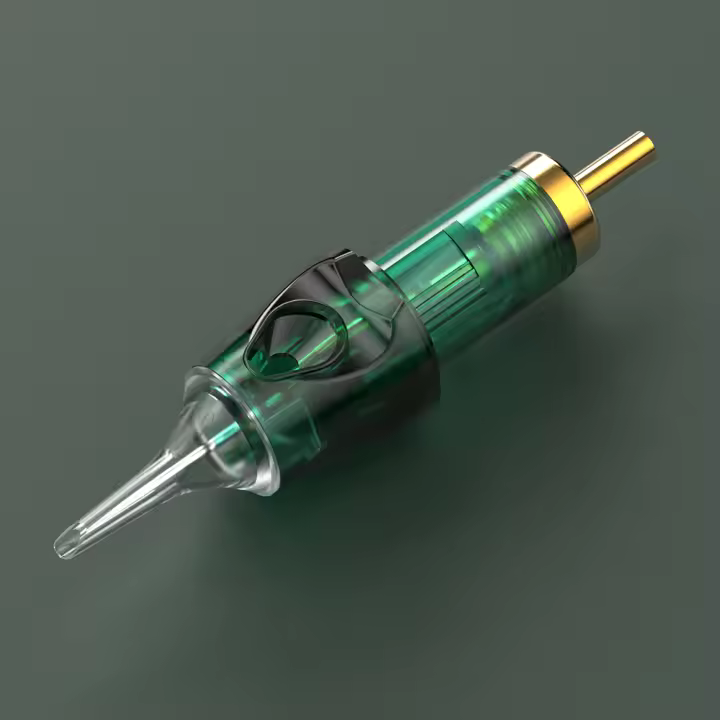 CNC 10PCS/CAJA Agujas De Tatuaje Estériles En Cartridge De Coche RL/RM (0.3MM/0.35MM) Para Maquillaje Y Artistas De Tatuaje Tema Navideño - 1