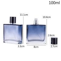 Botella De Perfume Reutilizable De Vidrio Colorido Y Gradiente 30/50/100ml Con Pumpe Contenedor De Cosméticos Portátil Para Refill - details 3