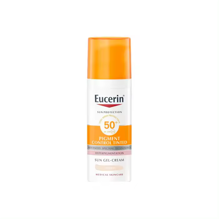 Eucerin Pigment Control Sun Gel Crema Spf50+ con Color Tono Claro 50ml - 1