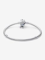 Pandora - Pulsera Pandora Moments with Cierres de Luna brilliant y Cadena De Serpiente-Plata de Ley - details 0